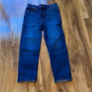 J. Crew Women's Dark Blue Straight Jeans